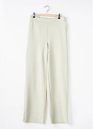 Pantalon larg țesătură crep mărime normală verde VERO MODA femeie