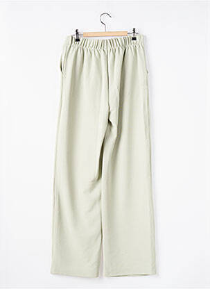Pantalon larg țesătură crep mărime normală verde VERO MODA femeie