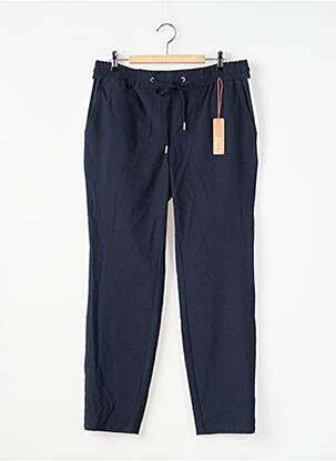 Pantalon drept talie elastică albastru CECIL femeie