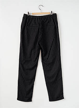 Pantalon drept talie elastică negru MANGO femeie
