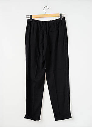 Pantalon slim talie elastică negru MANGO femeie