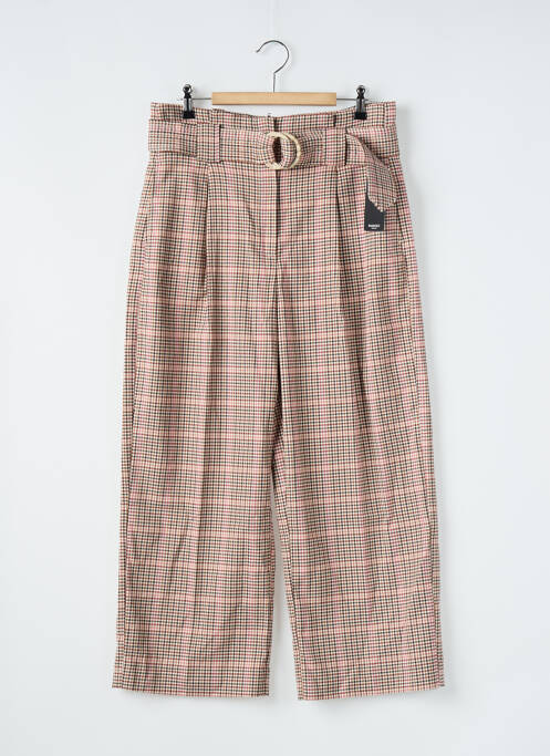 Pantalon drept bej MANGO femeie