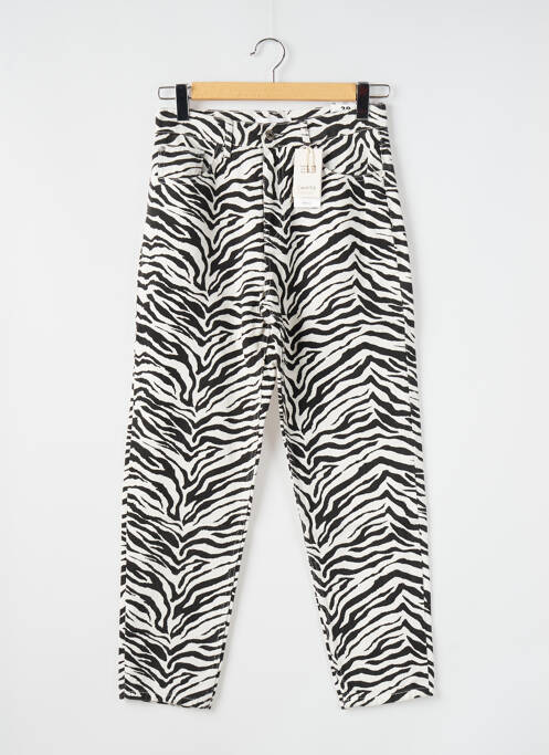 Pantalon drept negru MANGO femeie