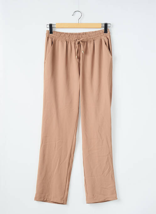 Pantalon drept bej BELLITA femeie