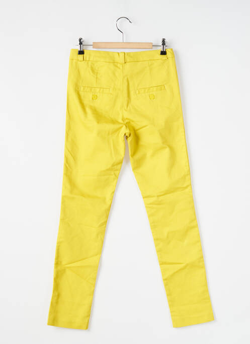 Pantalon slim galben MANGO femeie