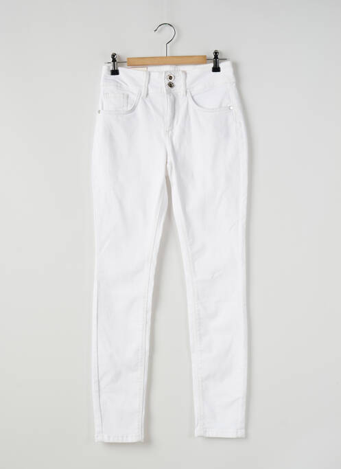Pantalon slim alb TOM TAILOR femeie