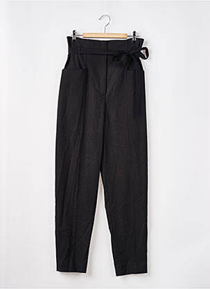 Pantalon slim talie înaltă talie înaltă negru MANGO femeie