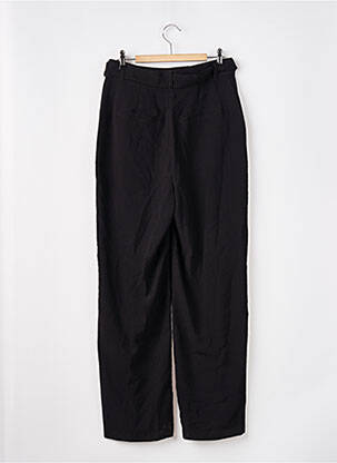 Pantalon drept țesătură crep talie înaltă negru VERO MODA femeie