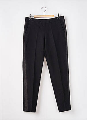 Pantalon 7/8 talie cu cleme mărime normală negru IRIS MITTENAERE FOR MORGAN femeie
