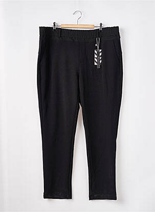Pantalon 7/8 talie elastică mărime normală negru MANGO femeie