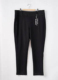 Pantalon 7/8 talie elastică mărime normală negru MANGO femeie