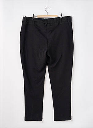 Pantalon 7/8 talie elastică mărime normală negru MANGO femeie