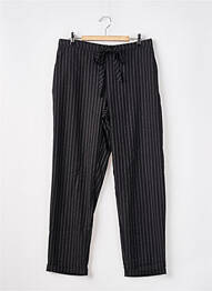 Pantalon chino țesătură poplin mărime normală negru MANGO femeie