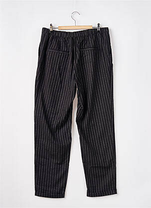 Pantalon chino țesătură poplin mărime normală negru MANGO femeie