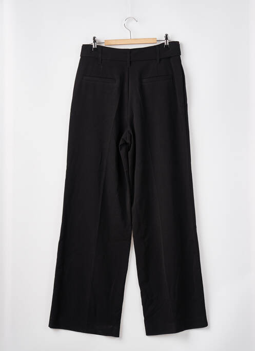 Pantalon larg negru MANGO femeie