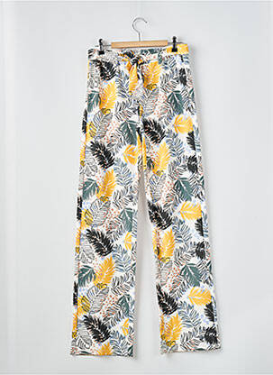 Pantalon larg alb GARCIA fată