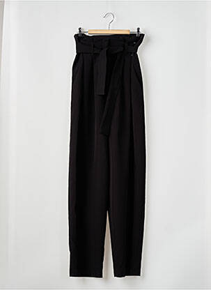 Pantalon drept elasticitate talie înaltă negru ASTRID BLACK LABEL femeie
