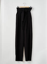 Pantalon drept elasticitate talie înaltă negru ASTRID BLACK LABEL femeie