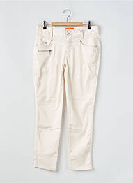 Pantalon 7/8 elasticitate mărime normală bej STREET ONE femeie
