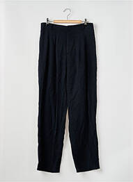 Pantalon larg talie cu cleme talie înaltă albastru MEXX femme