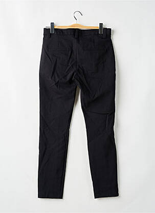 Pantalon chino închidere cu fermoar sub clapetă cu nasturi talie înaltă negru STREET ONE femeie