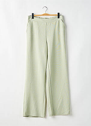 Pantalon larg țesătură crep mărime normală verde VERO MODA femeie
