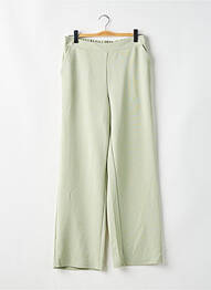 Pantalon larg țesătură crep mărime normală verde VERO MODA femeie