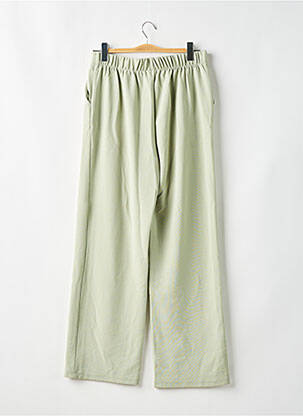 Pantalon larg țesătură crep mărime normală verde VERO MODA femeie