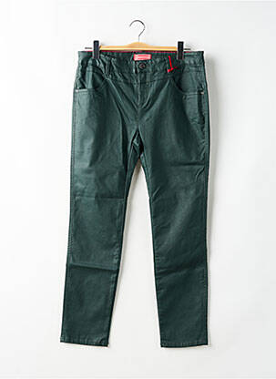 Pantalon slim țesătură acoperită mărime normală verde STREET ONE femeie