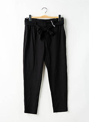 Pantalon drept elasticitate talie înaltă negru STREET ONE femeie