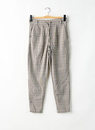 Pantalon chino buzunare talie înaltă gri ONLY femeie