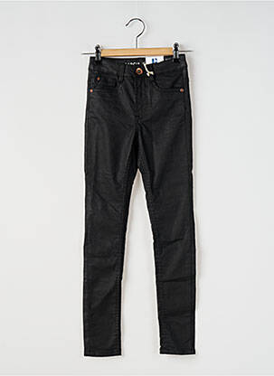 Pantalon slim negru GARCIA fată