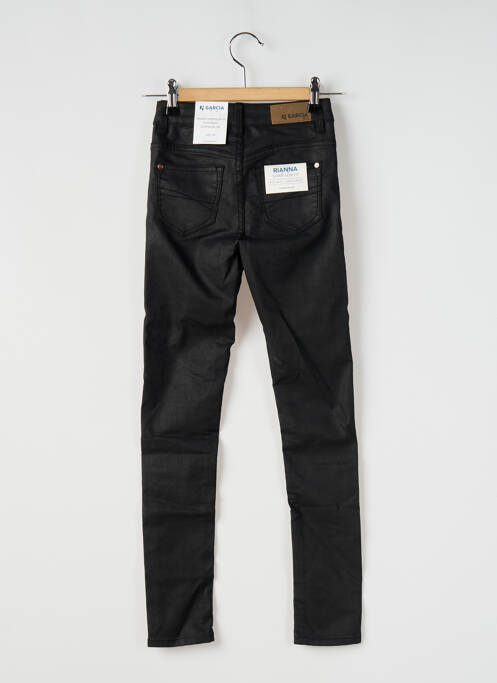 Pantalon slim negru GARCIA fată