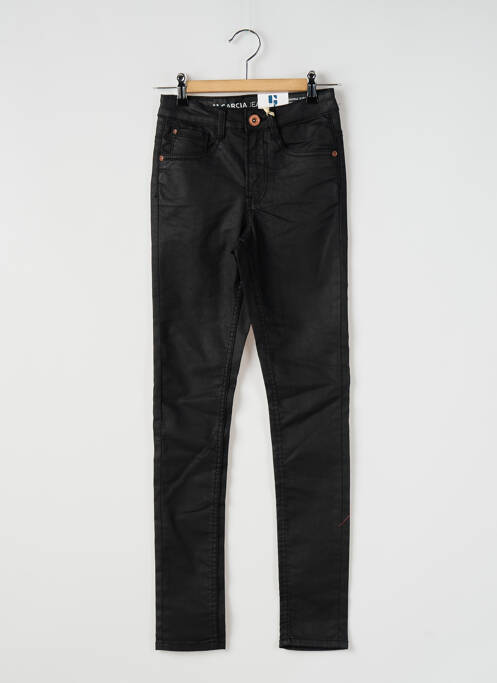 Pantalon slim negru GARCIA fată