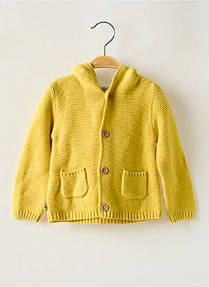 Vestă cu mâneci lungi galben BOBOLI băiat
