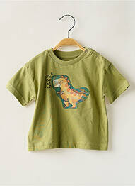 Tricou croială dreaptă mâneci scurte verde MAYORAL garcon