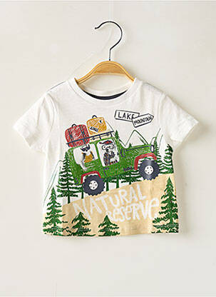 Tricou alb BOBOLI băiat