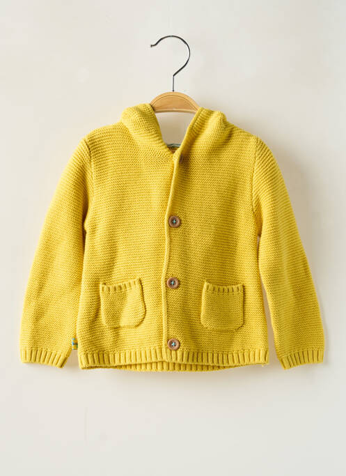 Vestă cu mâneci lungi galben BOBOLI băiat