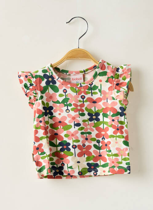 Tricou roz BOBOLI fată