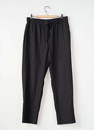 Pantalon drept talie elastică negru MANGO femeie