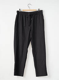 Pantalon drept talie elastică negru MANGO femme