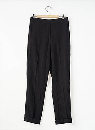Pantalon slim talie elastică negru MANGO femeie