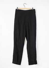 Pantalon slim talie elastică negru MANGO femeie