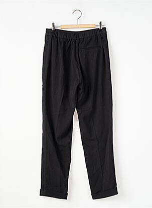 Pantalon slim talie elastică negru MANGO femeie