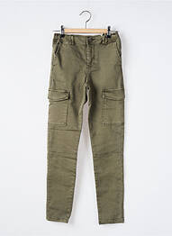 Pantalon cargo buzunare talie elastică verde GARCIA băiat