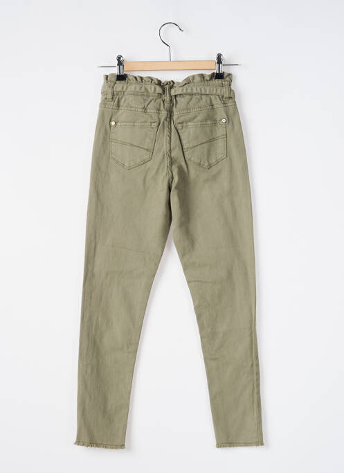 Pantalon slim verde GARCIA fată