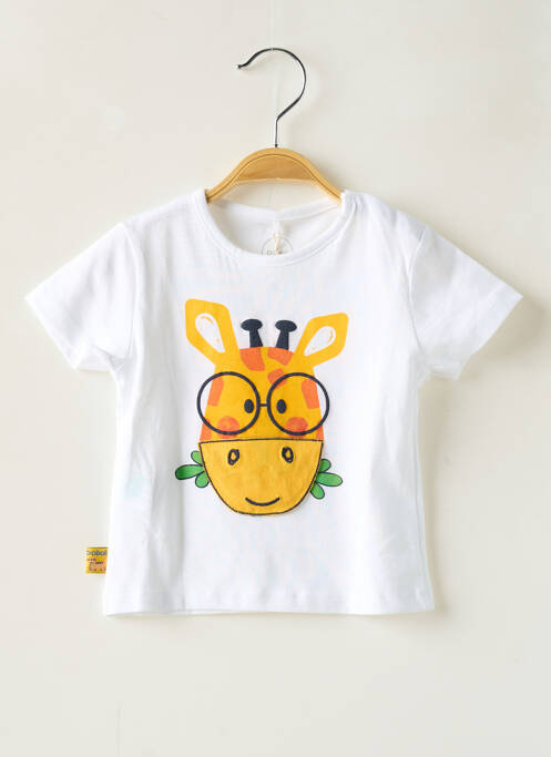 Tricou alb BOBOLI băiat