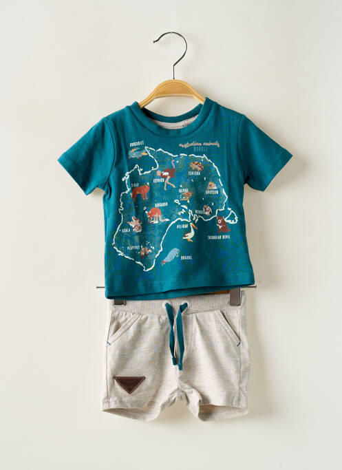 Set șort albastru BOBOLI băiat