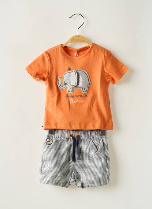 Set șort portocaliu BOBOLI băiat