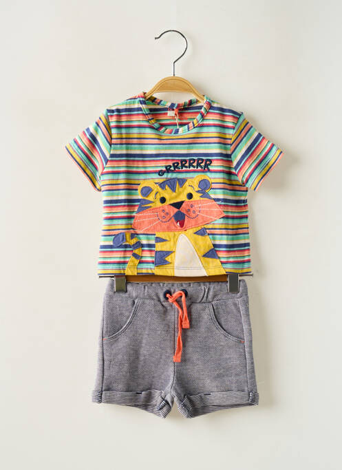 Set șort albastru BOBOLI băiat